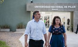 Achával visitó la Universidad Nacional de Pilar a dos años de que se convirtió en Ley 