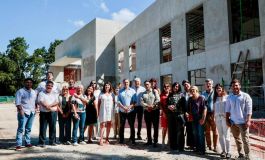 Achával recorrió la obra de la Universidad de Pilar junto al Consejo Superior