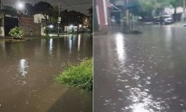 Fuerte temporal en el AMBA dejó calles anegadas y barrios inundados 
