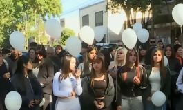 Dolor en Merlo: emotiva suelta de globos para despedir a Maitena, la adolescente de 14 años hallada sin vida 